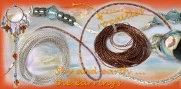 catena cobra fai da te perline bijoux artigianali da sposa con nastrini, esempi utilizzo per catenelle orecchini