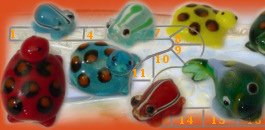 accessori bijoux tartarughe ranocchie ciondoli orecchini: animaletti ciondolo pendenti braccialetti