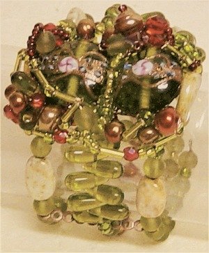 fare braccialetti perline verdi bordeaux con base forata fili armonici perle rotonde ovali scaramazze