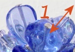 anello Paloma realizzazione ciondoli di perle di vetro