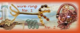 bigiotteria-bijoux anelli realizzati con fili di metallo
