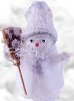 pupazzo di neve decorazioni Natale e bomboniere
