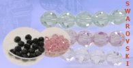 perle sfaccettate cristalli Swarovski per rosari di perle perline baguettes bigiotteria