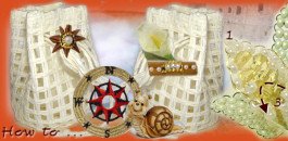 sacchetti regalo bomboniere biedermeier con perle accessori perline materiali per realizzare bigiotteria