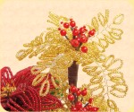 rametti dorati perline Natale fai da te per segnaposto, composizione, bomboniere