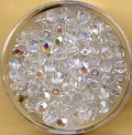 tavolozza perle iridescenti colore cristallo di rocca