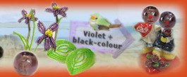 realizzare bricolage bigiotteria idea creare bomboniere fai da te hobby idee regalo violette di perline