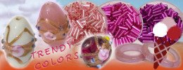 perle a lume e vetro monocolore bianco rosa fucsia creare accessori bigiotteria, idee per confetti e bomboniere fai da te