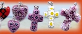 crea gioielli con croci cuori e cuoricini di murrine accessori perline, creare idee per confetti e bomboniere fai da te