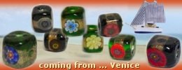 hobby perline gioielli murrine per bijoux bigiotteria di Venezia, decorazioni fai da te natalizie, creare angioletti