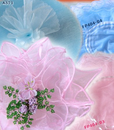 accessori componenti materiali in rosa e colore azzurro fiori rametti di perline fai da te