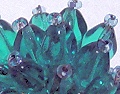 il centro dell'anello di perle oliva barocca