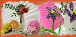 dolci bomboniere idee Pasqua regali come decorare scatole per confezioni regalo pasquali gioielli bijoux di perline perle