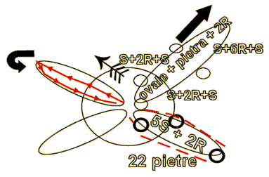 schema bracciale perline pietre conterie fai da te Mariposita su base di metallo