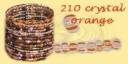 bracciale di perles rocailles idea negozio Tiger Bazar sito di vendita perline per creare animali di perle gioielli fai da te perle cristallo arancio catalogo sito di vendita perline per creare animali di perles rocailles fai da te gioielli