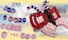 creare animali perles rocailles catalogo perle particolari rosso blu, rosso bianco del sito Tiger Bazar di vendita perline fai da te gioielli Marianne hobby perline particolari in vendita nel sito Tiger Bazar perles rocailles fai da te gioielli, creare animali