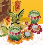 idee decorare lamapade candele bomboniere con petys