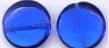 vetro blu monocolore perline sacchetti bomboniere