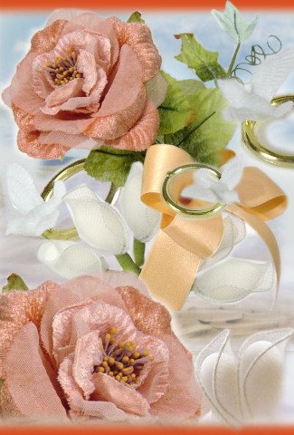 segnaposto per nozze fiori confetti per segnaposti bomboniere organza tulle  - tigerbazar