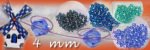 4 mm perline Swarovski schemi creare collane perline bigiotteria fai da te