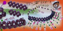 come creare perline Swarovski intreccio schemi collane perline bigiotteria charms rame fai da te spille fermagli capelli