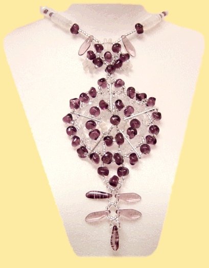 creare collana facile veloce schema barrette distanziatrici colore argento