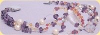 esempio utilizzo materiale per creare collana di Tiger Bazar negozio dove comprare minuterie perline e cristalli