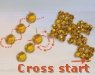 1st step: cross start