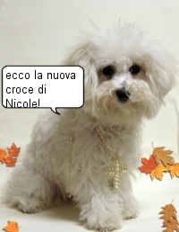 creare fai da te ciondolo perline Croce di Nicole