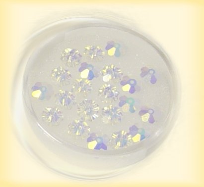 fiore 6 mm confezione dei cristalli Swarovski per bijoux e bomboniere